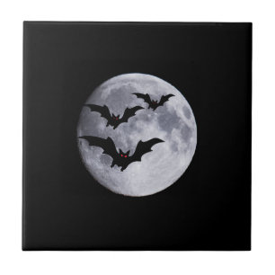 Bats Ceramic Tile