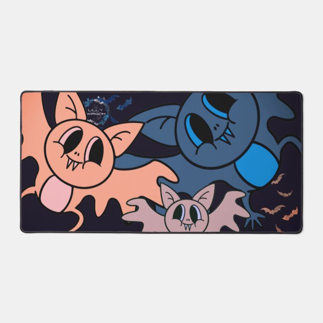 Bats  desk mat (Front)