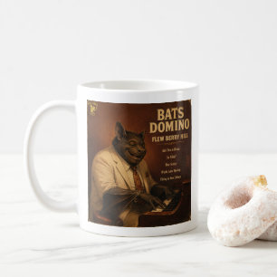 Bats Domino Album: a Parody Coffee Mug
