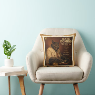 Bats Domino Album: a Parody Cushion