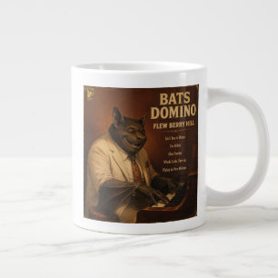 Bats Domino Album: a Parody Large Coffee Mug