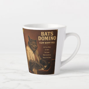Bats Domino Album: a Parody Latte Mug
