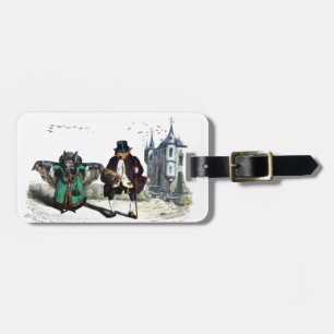 Bats Dressed Like People Luggage Tag