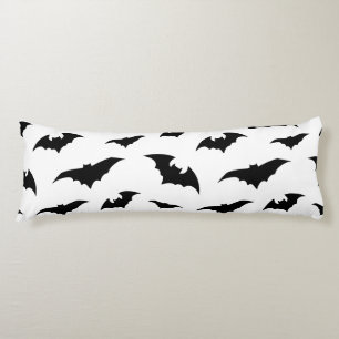 Bats Everywhere Spooky Halloween Decor Body Cushion