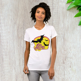 Bats Flying Womens T-Shirt