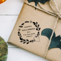 Bats & Ghost Wreath Happy Halloween