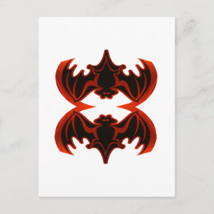Bats Good Fortune The MUSEUM Zazzle Gifts Postcard