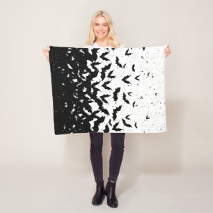 Bats Halloween Horror Vampire Fleece Blanket