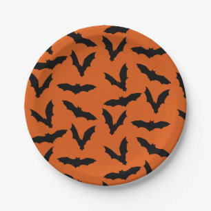 Bats Halloween Paper Plates