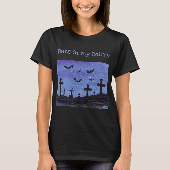 Bats Halloween T-Shirt (Front)