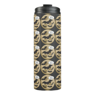 Bats Having Party on Full Moon Thermal Tumbler