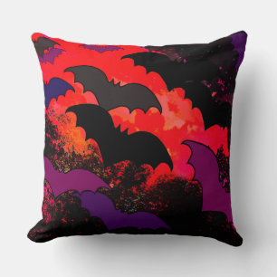 Bats In Flight Cushion