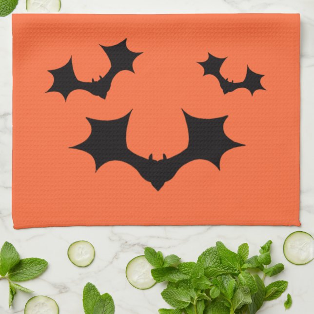 Bats Kitchen Towel (Folded)