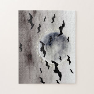 bats on the moon jigsaw puzzle