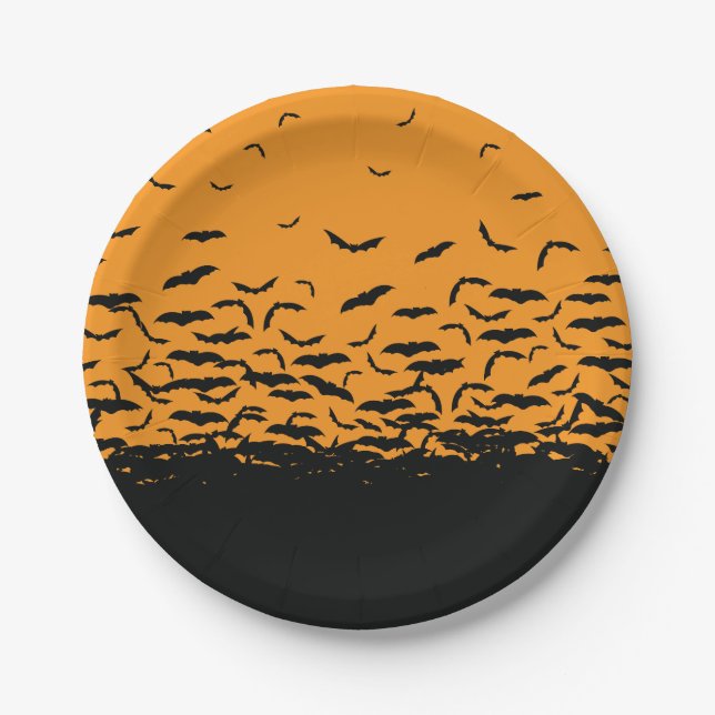 Bats Paper Plate (Front)
