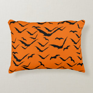 BATS PATTERN HALLOWEEN SEAMLESS DECORATIVE CUSHION