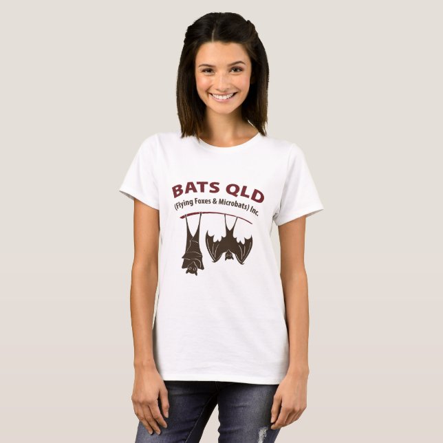 Bats QLD Coloured Womans Basic T-Shirt (Front Full)