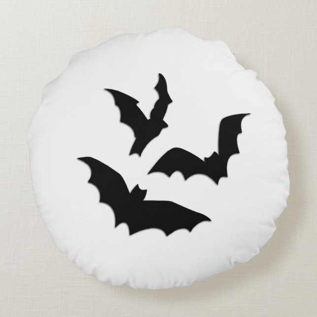 Bats Round Cushion (Back)