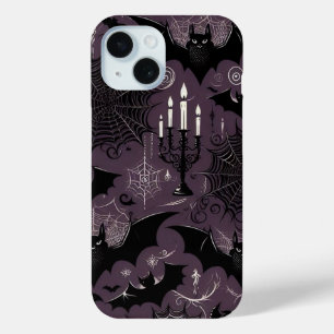 Bats & Spiderwebs iPhone 15 Case