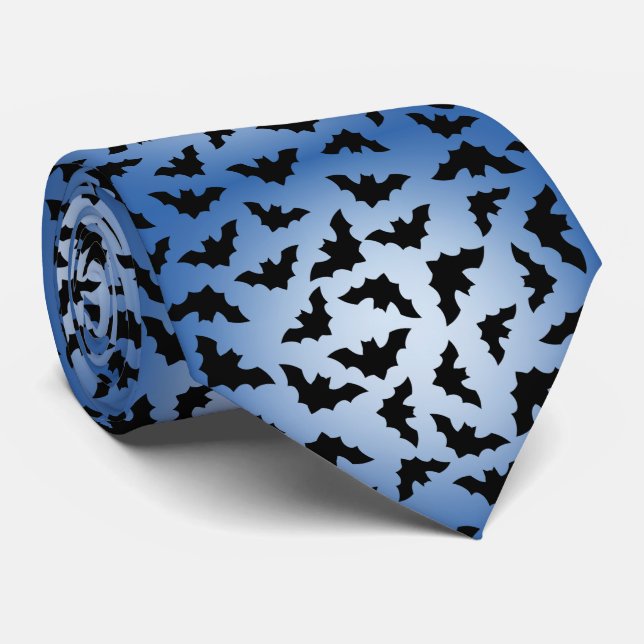 Bats Tie (Rolled)