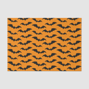 Bats Tissue Paper - Orange Background