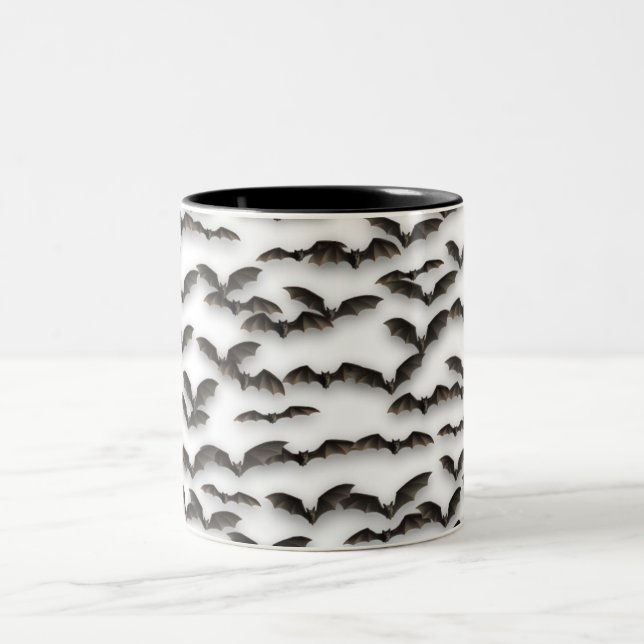 bats Two-Tone coffee mug (Center)