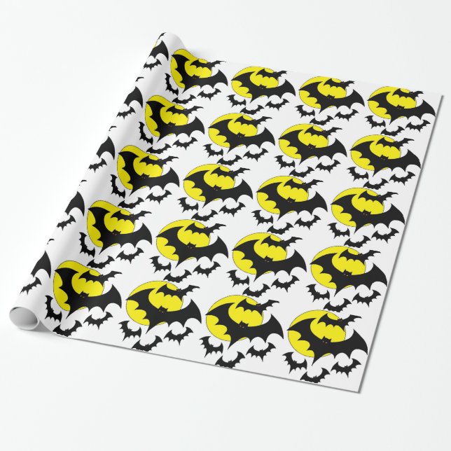 BATS WRAPPING PAPER (Unrolled)