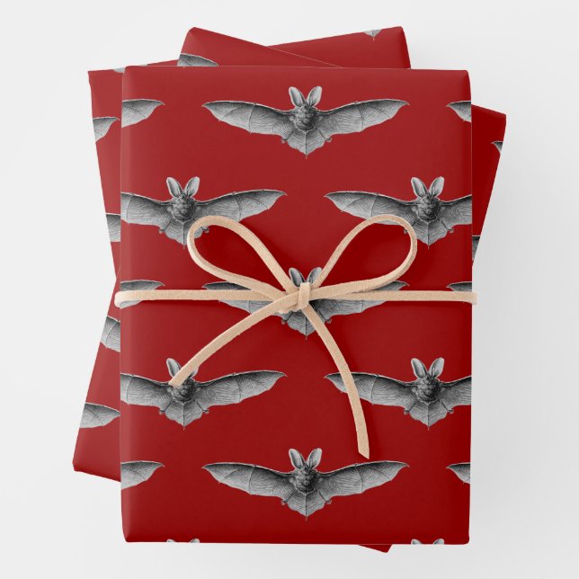 Bats  wrapping paper sheet (In situ)