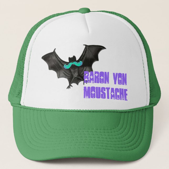 Batstache Trucker Hat (Front)
