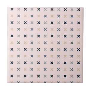 Batsu X Minimalist Pattern Ceramic Tile
