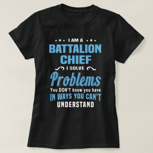 Battalion Chief T-Shirt (Design Front)