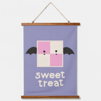 Battenberg Buddies - Wood Topped Wall Tapestry
