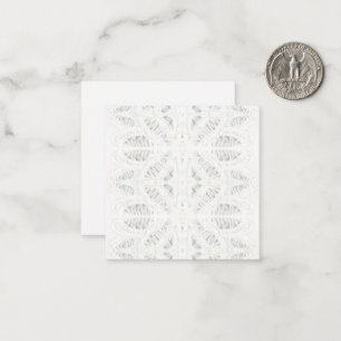 BATTENBURG LACE 2.5" Square Flat Card 
