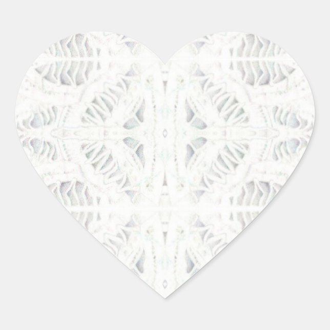 BATTENBURG LACE Heart Stickers (Front)