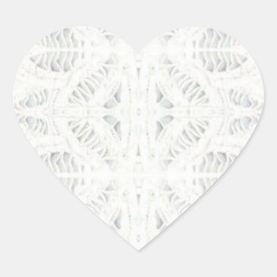 BATTENBURG LACE Heart Stickers