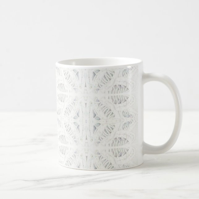 BATTENBURG LACE White Mug (Right)