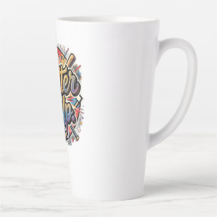 Batter Up – Funny Baking Pun T-Shirt Design Latte Mug