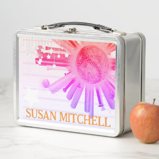 BATTER UP SUNDAY! METAL LUNCH BOX