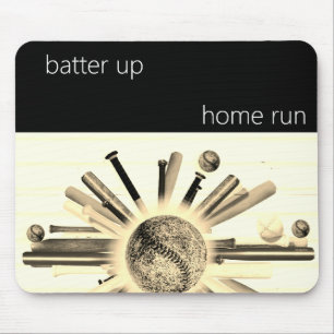 BATTER UP SUNDAY! MOUSE PAD