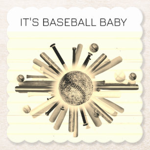 BATTER UP SUNDAY! PAPER COASTER