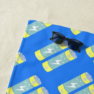 Batteries Beach Towel