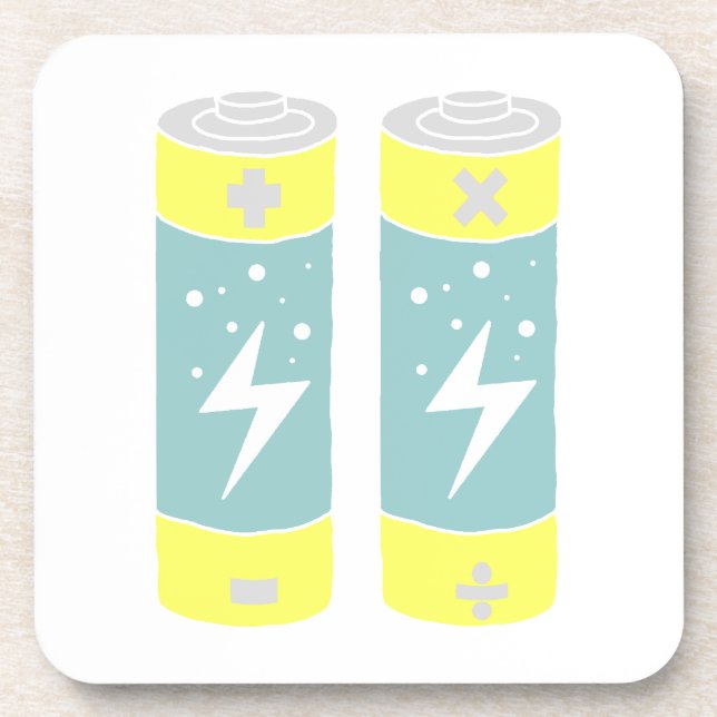Batteries Coaster (Front)