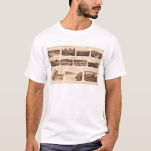 Batteries, redoubts, building, canal, bridge T-Shirt