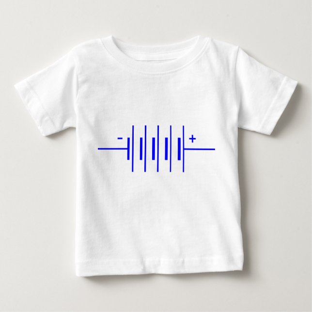 Batteries Symbol Baby T-Shirt (Front)