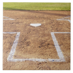 Batter's box tile