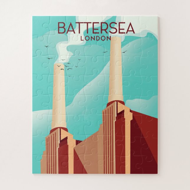 Battersea London Jigsaw Puzzle (Vertical)