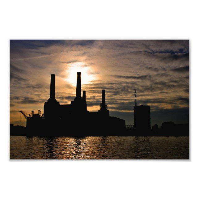 Battersea Power Station River Thames London Photo Print (Front)