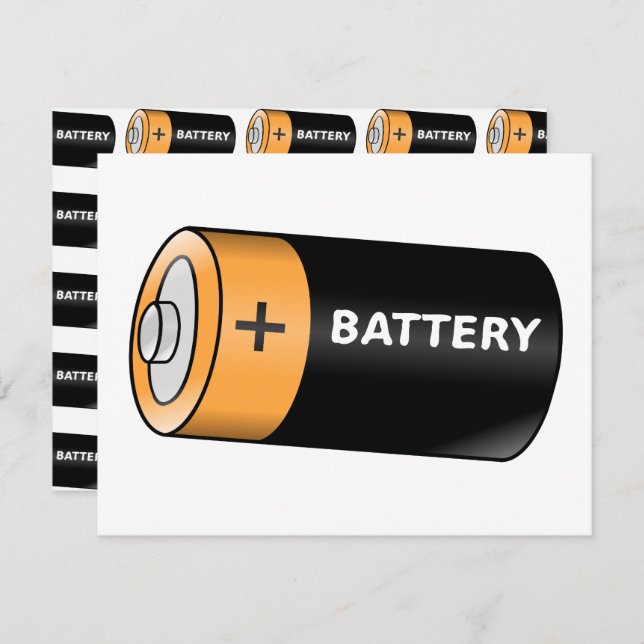 Battery Card (Front/Back)