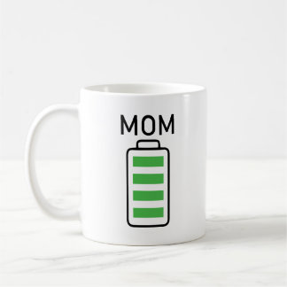 Battery Full Mam Mug Gift for Mam Grandma birthday