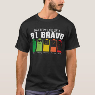Battery Life Of A 91 Bravo T-Shirt